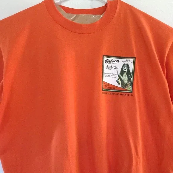 Kiss Gibson X Ace Frehley Kiss Band Guitarist Vintage 90s Band T-Shirt Men’s XL - Picture 4 of 13